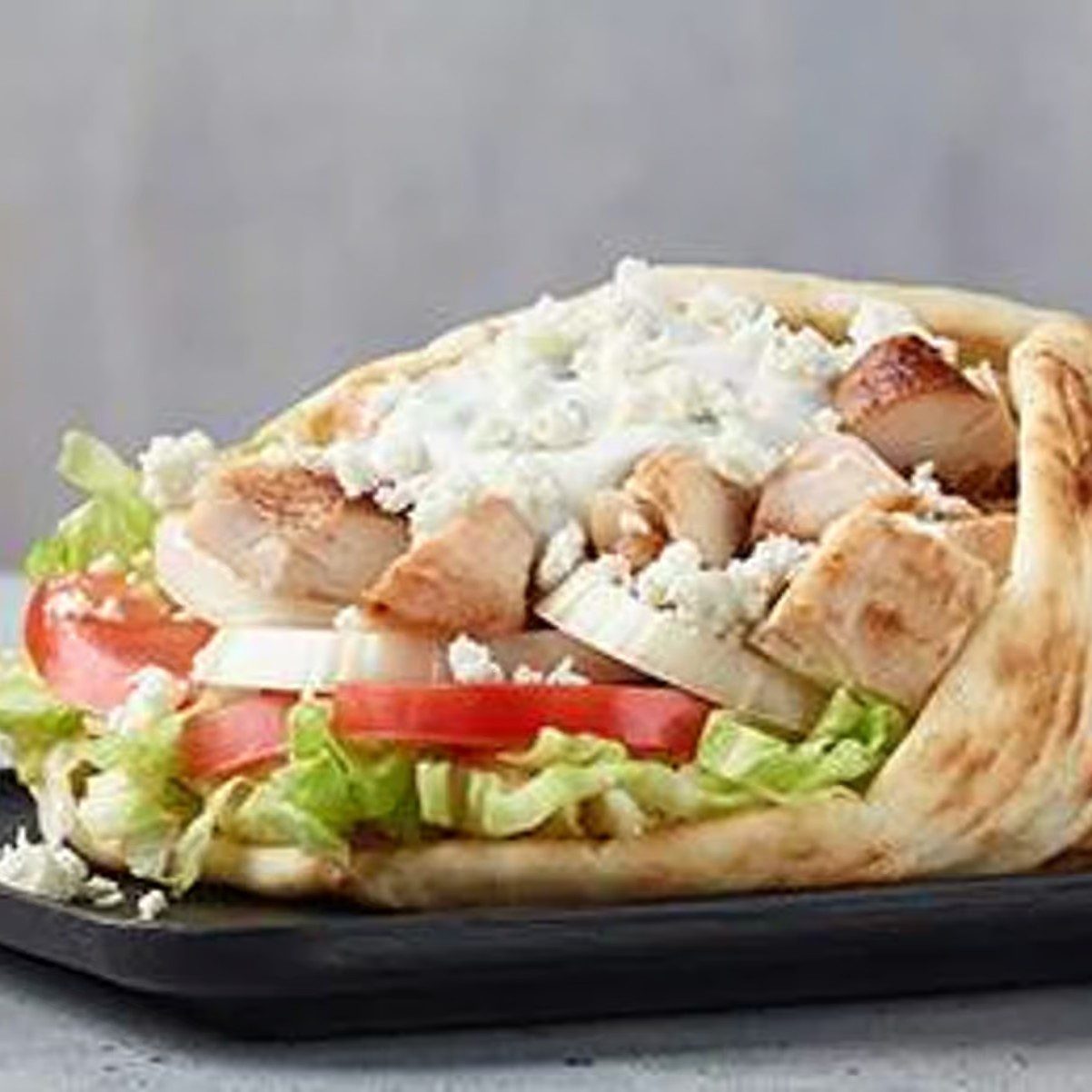Gyro with French Fries.